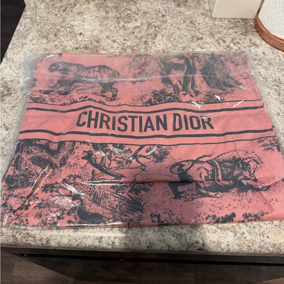 Dior Tote. This DiorViera coral colored tote is New in package. VIP novelty item - Picture 4 of 4